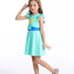Marendyee Girls Kitties Costume Dress Christmas Gift For Kids Birthday Party Cosplay Dresses 3-4 Years