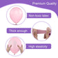 Pink Blue Purple Balloons,60 Pcs 12 Inches Rose Red Pink Purple Teal Yellow Metallic Purple Balloons Confetti Balloons For Kids