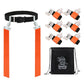 Gameday 6 Player Pop Flag Football Set-Complete W/Flags, Belts And Carry Backpack (Orange)