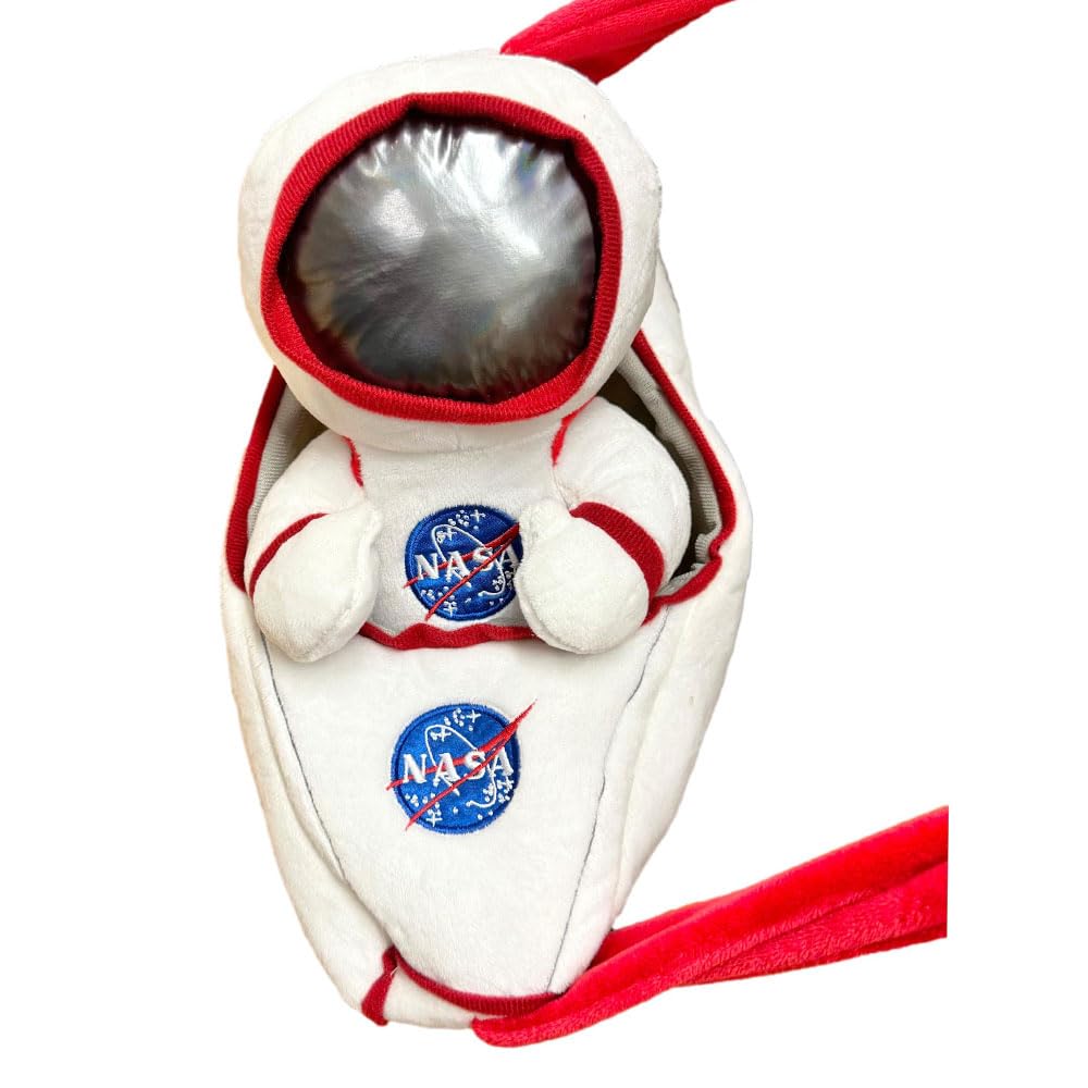 The Trendy Turtle Personalized Astronaut Swaddle Baby - Stuffed Animal Keepspirit-inspired flavor and Pouch with Custom Name - 9.5 Inch