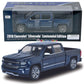 Motormax 2018 Chevrolet Silverado Ltz Pickup Truck Centennial Edition Blue Metallic 100 Years Anniversary 1/27 Diecast Model Car