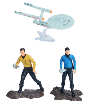 World'S Smallest Star Trek Bundle Set Of 3 Micro Figures