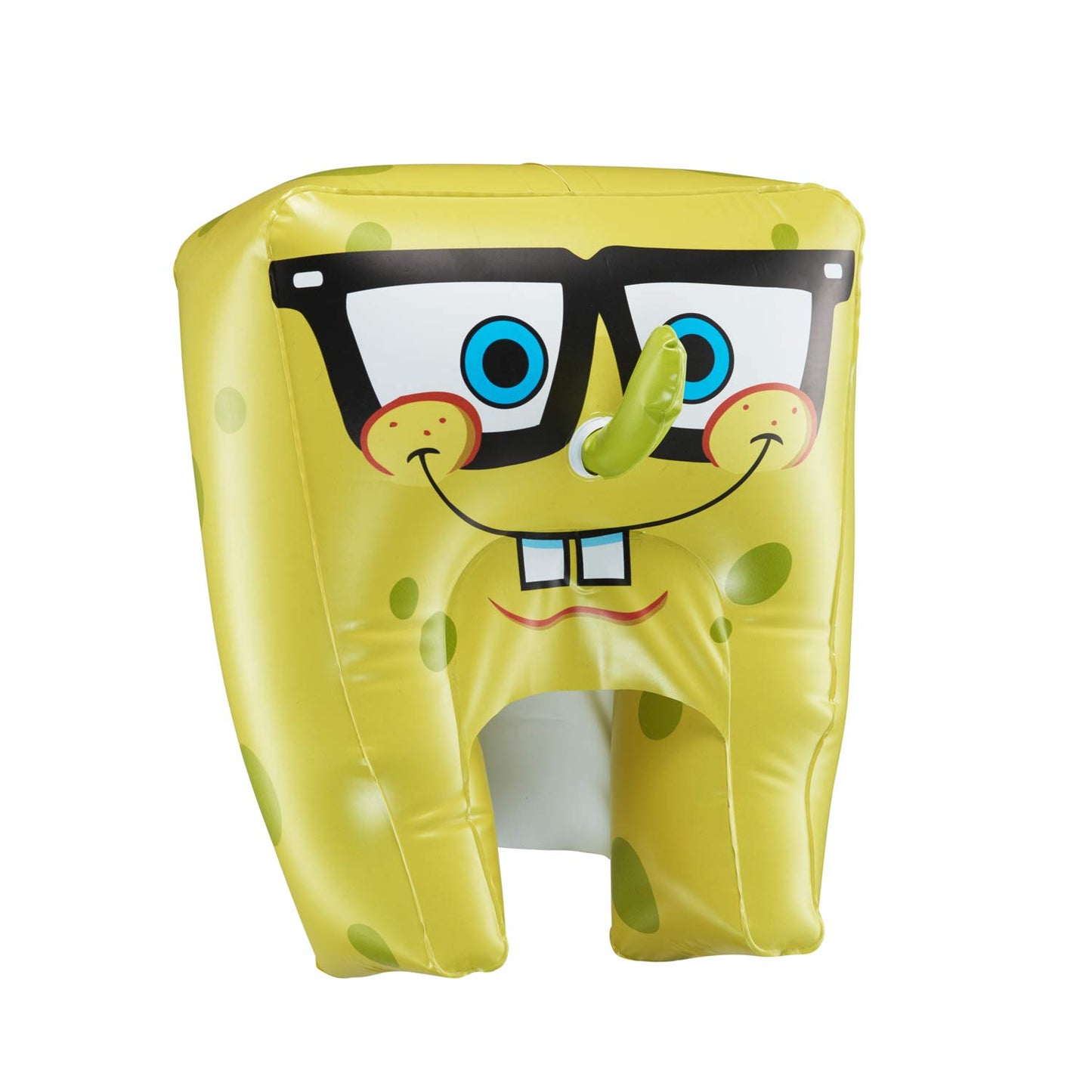 Alpha Group Spongebob Squarepants, Spongeheads, 20” Tall Inflatable Wearable, Spongebob Glasses