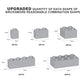 Webrick 300 Pcs Classic Building Bricks, Light Gray Bulk Bricks,Compatible With Major Brands Parts And Pieces, Creative Building