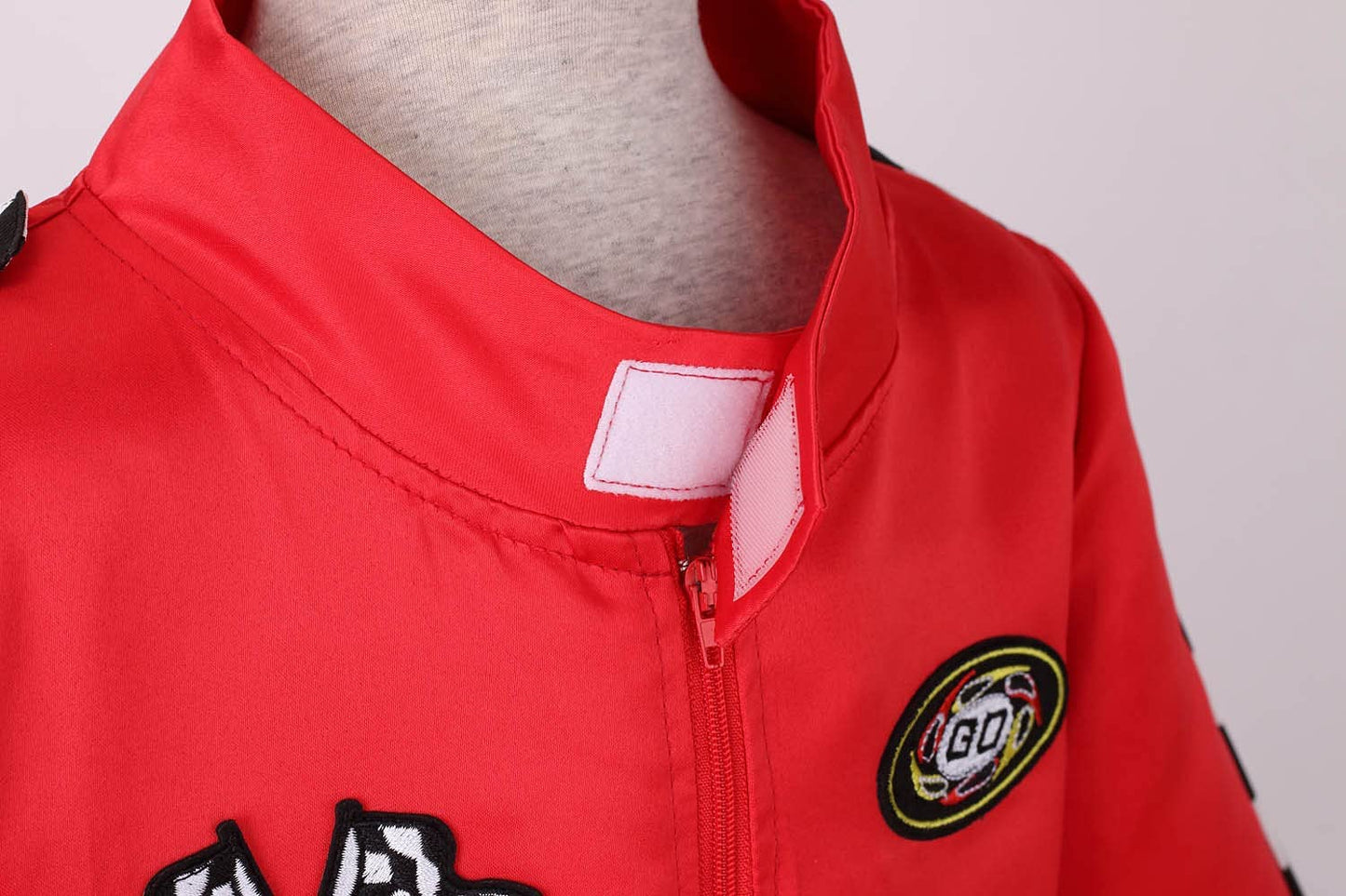 Lmyove Kids Race Car Driver Costume Boys Girls Racing Halloween Play Role Dress Up Racer Jumpsuit And Car Cap Toddler 3-9Y (Medi