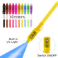 EODVICS Invisible Ink Pens - 10 Pack Magic Spy Pens for Secret Messages, Birthday Parties, Halloween Goodies