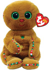 Ty Beanie Crispin Gingerbread Man Plush Toy, 6", Brown, Model 41041, VelveTy Material