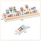 Mexican Train Dominoes Set with Numbers and 8 Wooden Trays/Racks, Double 15 Dominos Travel Set with 8 Tiles Holders, 136 Tiles D