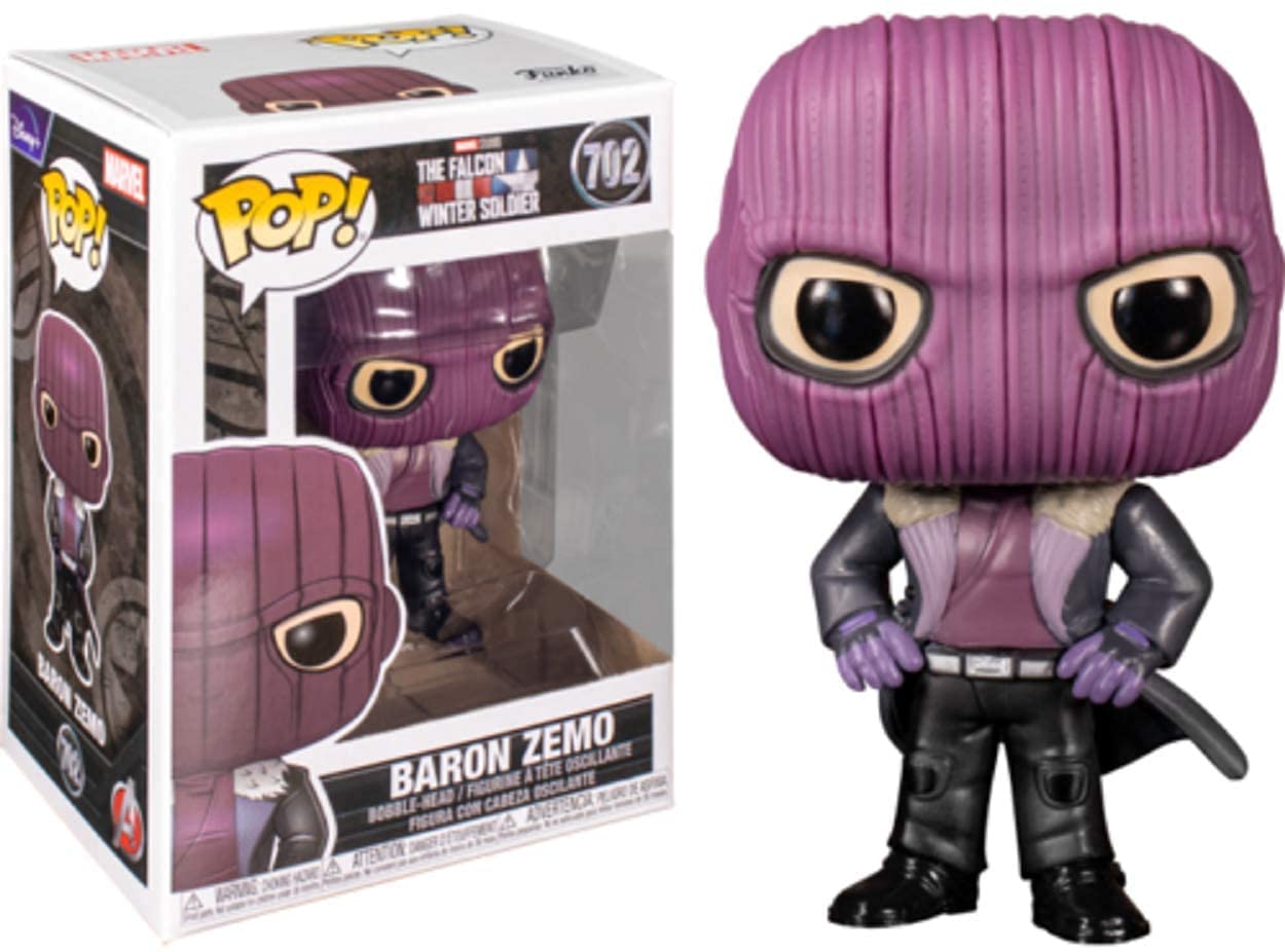 Pop Marvel: Falcon And The Winter Soldier - Baron Zemo Funko Vinyl Figure (Bundled With Compatible Box Protector Case)