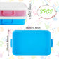 Suzile 3 Pcs Portable Sensory Bin Sand Tray with Lid, 15 Inch Colorful Plastic Sandbox Toy, Large Play Tray Fill with Sand, Wate