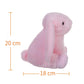 Apricot Lamb Toys Plush Pink Bunny Rabbit Stuffed Animal With Fluffy Soft Ears (Pink Bunny, 8 Inches)