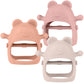 Eascrozn 3 Pack Baby Teething Toys For 3-6 6-12 Months, Food Grade Silicone Teething Mitten, Anti Dropping Wrist Hand Teethers B