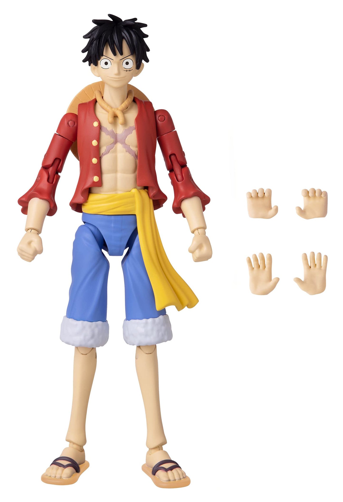 Anime Heroes Monkey D. Luffy Action Figure 36931  Multicolor  One Piece
