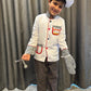 KAKALVER Kids Chef Costume Pretend Chef Outfit Restaurant Dress Up for Cooking Playing, Halloween