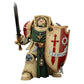 JOYTOY Warhammer 40 000 1/18 Action Figure Dark Angels Deathwing Knight 2 with Power decorative replica blade  Storm Shield and Watcher in The Dark Collection Models Birthday Gifts 15Age+