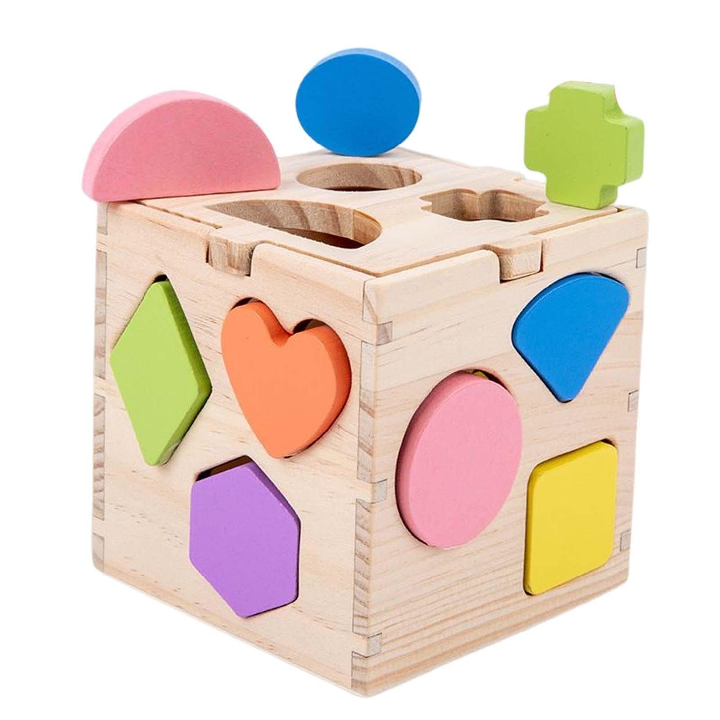 MerishoppMontessori Geometric Shape Toy Intelligence Toy For Kids Children Gift Style B|Baby|Toys For Baby|Developmental Baby To