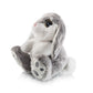My OLi Plush Bunny Stuffed Animal - 8.5" Gray Polyester Floppy Ear Rabbit Toy for Kids and Girls
