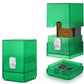 Sooez Heavy Duty Mtg Deck Card Box With Dice Storage, 100+ Deck Case Boulder, Perfect Deck Holder For Mtg Commander/Yugioh/Tcg And Sports Cards (Green)