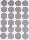 Royal Green Metallic Silver Dot Stickers 1 Inch Round Labels - 360 Pack
