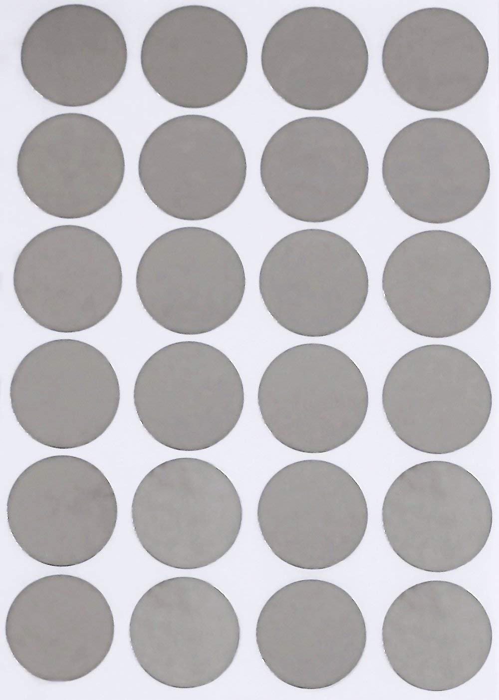 Royal Green Metallic Silver Dot Stickers 1 Inch Round Labels - 360 Pack