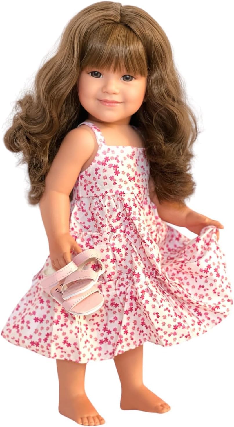 Kennedy And Friends 18 Inch Fashion Dolls- Tilt And Pose Feature And All Vinyl (F01-Amlj)