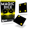 Magic Makers Magic Dice Trick - Brilliant Black Dice With Highly Visual Yellow Pips That Mysteriously Change