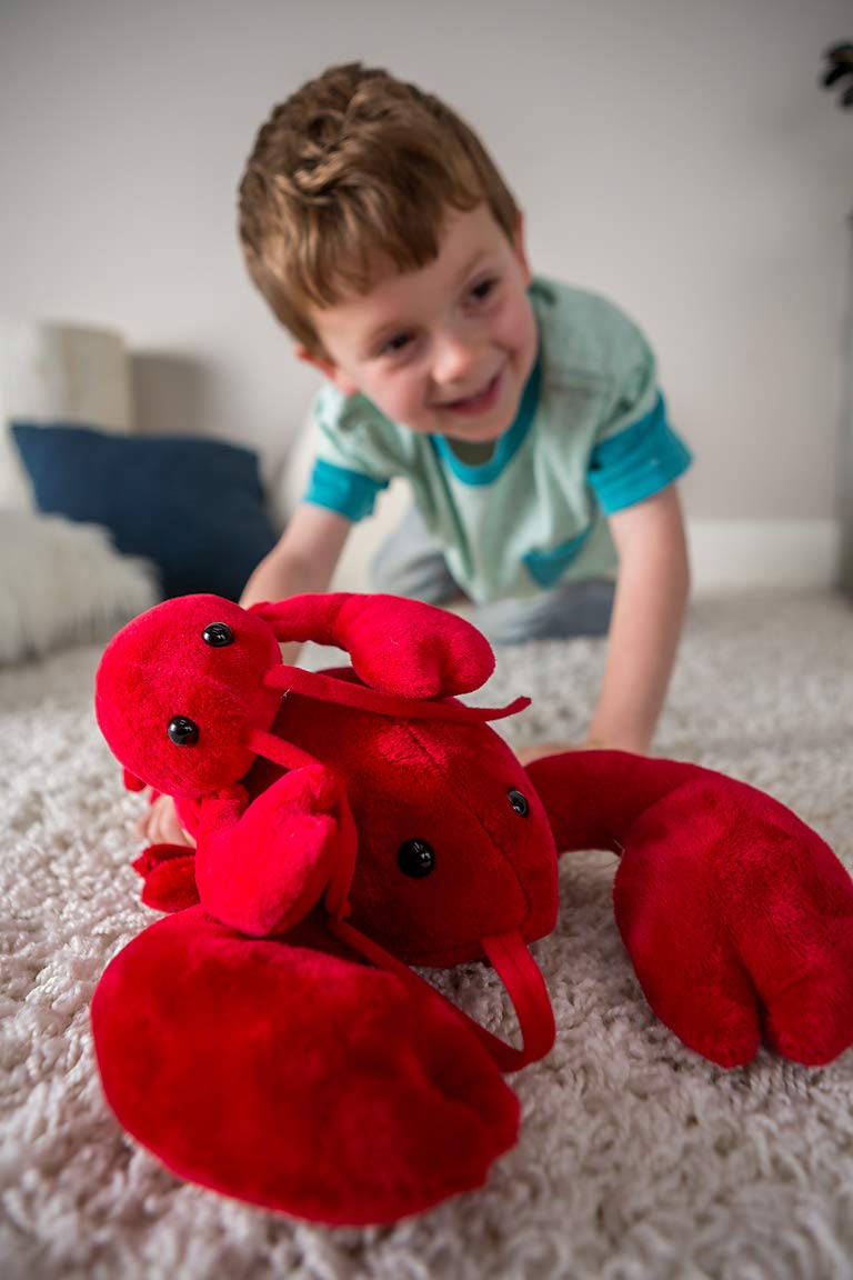 Mary Meyer Stuffed Animal Soft Toy, Lobbie Lobster, 17-Inches