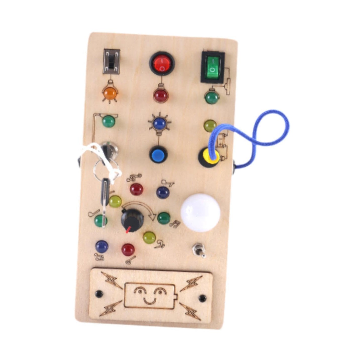 Heavenglow Busy Board With Led Travel Toys Montessori Toy For Kids Boys Girls Children|Toys & Hobbies|Educational|Other Educatio
