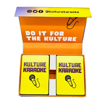 Kulture Karaoke Game Cards - Fun Song Ideas & Categories for 2+ Players, Medium, Multi, Model 02184, Cardstock