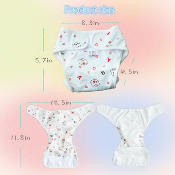 Ohijgn Reborn Baby Dolls Diapers For 17-22 Inch Newborn Doll- 4-Piece Pack