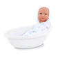 LullaBaby - Bath Set - Tub Toys - Baby Doll Accessories - Real Water Play - Kids Ages 2 Years Old & Up - Baby Doll Bathtub