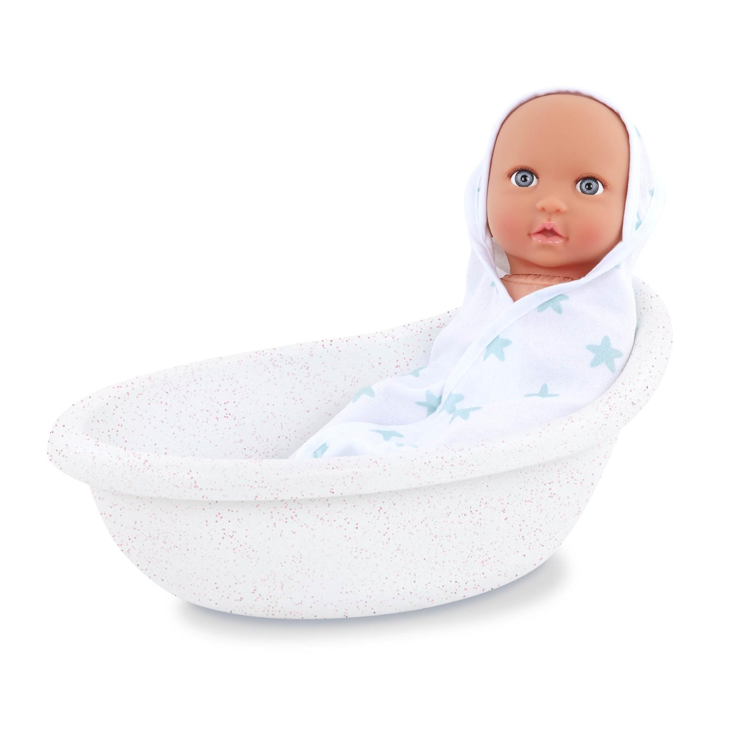 LullaBaby - Bath Set - Tub Toys - Baby Doll Accessories - Real Water Play - Kids Ages 2 Years Old & Up - Baby Doll Bathtub
