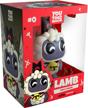 Youtooz Lamb 3.7 Vinyl Figure, Official Licensed Collectible from Cult of The Lamb Videogame, by Youtooz Cult of The Lamb Collec