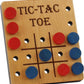 Deluxe Cherry Tic-Tac-Toe Game - Made In Usa