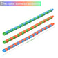 Yeetec 12 Pack 24 Links Wacky Tracks Snap And Click Fidget Toys, Finger Sensory Toys, Snake Puzzles For Stress Relief, Party Bag Fillers, Party Favours, Random Color