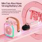 Karaoke Machine With 2 Wireless Microphones For Kids Adults,Portable Bluetooth Speaker Girls Toddlers Toy Gift For Aged 3-12 Yea