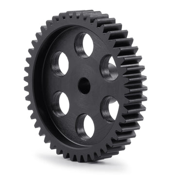 Brkrc Steel M1 Pinion Gear 34T-45T 5Mm Shaft Motor Gears For 1/8 1/10 Rc Brushless Brush Motor Electric Car/Truck Part (45T)
