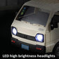 Dodoore Remote Control Car RC Kei Truck,1:16 Scale RC Transporter Pickup Truck, 2.4GHz All Terrain RC Transport Cars with Spray