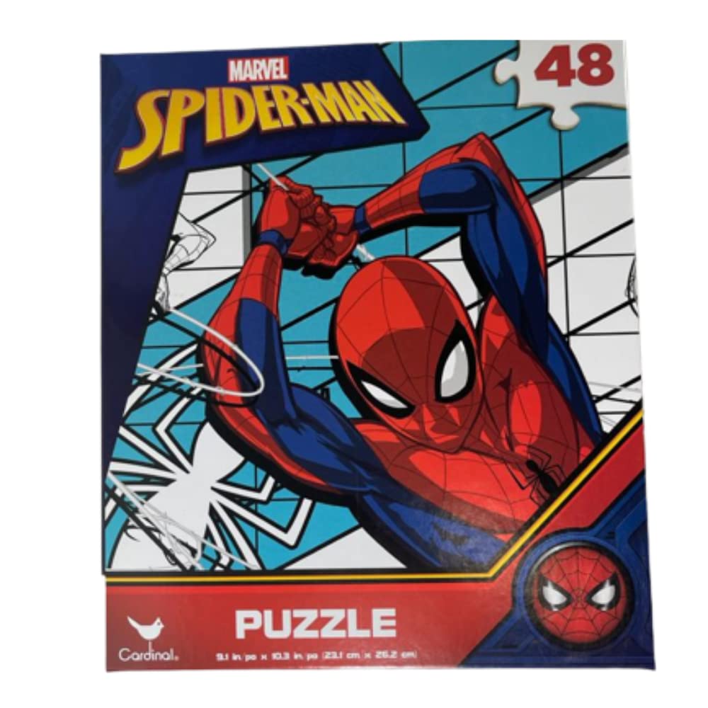 3 Pk. Marvel Spider-Man 48 Piece Jigsaw Puzzle (Assorted Designs)