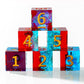 Yiotfandoll 6Pcs Polyhedral Dice D6 Dice 16Mm Resin Dice Game Dice For Rpg Mtg Dnd Dice Table Games (Red Blue)