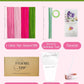 YYUENG TAK Pink Pipe Cleaner Flowers Craft Kit, 200 pcs, Chenille Stem, DIY Tulip Bouquet, 4 Colors, Olive Green, Model YYDP0002