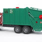 Bruder Mack Granite Garbage Truck (Ruby red-Green)