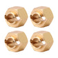 INJORA Brass Wheel Hex Hub 5mm(+1mm) Extenders Adaptor for 1/18 RC Crawler Car TRX4M Upgrade Parts