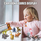 Minaso 12-Pc Mini Animal Action Figures, Collectible Toys For Kids, Perfect For Cake Toppers & Desktop Decorations