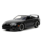 Fast & Furious 1:32 1995 Toyota Supra Die-Cast Car, Toys for Kids and Adults(Black)