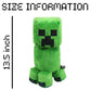 Pixel-Style Game Basic Plush Character Soft Toy  Video Game-Inspired Collectible Plushies Gifts for Kids & Fans (Creeper)