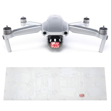 Wrapgrade Main Unit Skin Compatible With Dji Mavic Air 2 (Stealth Black)