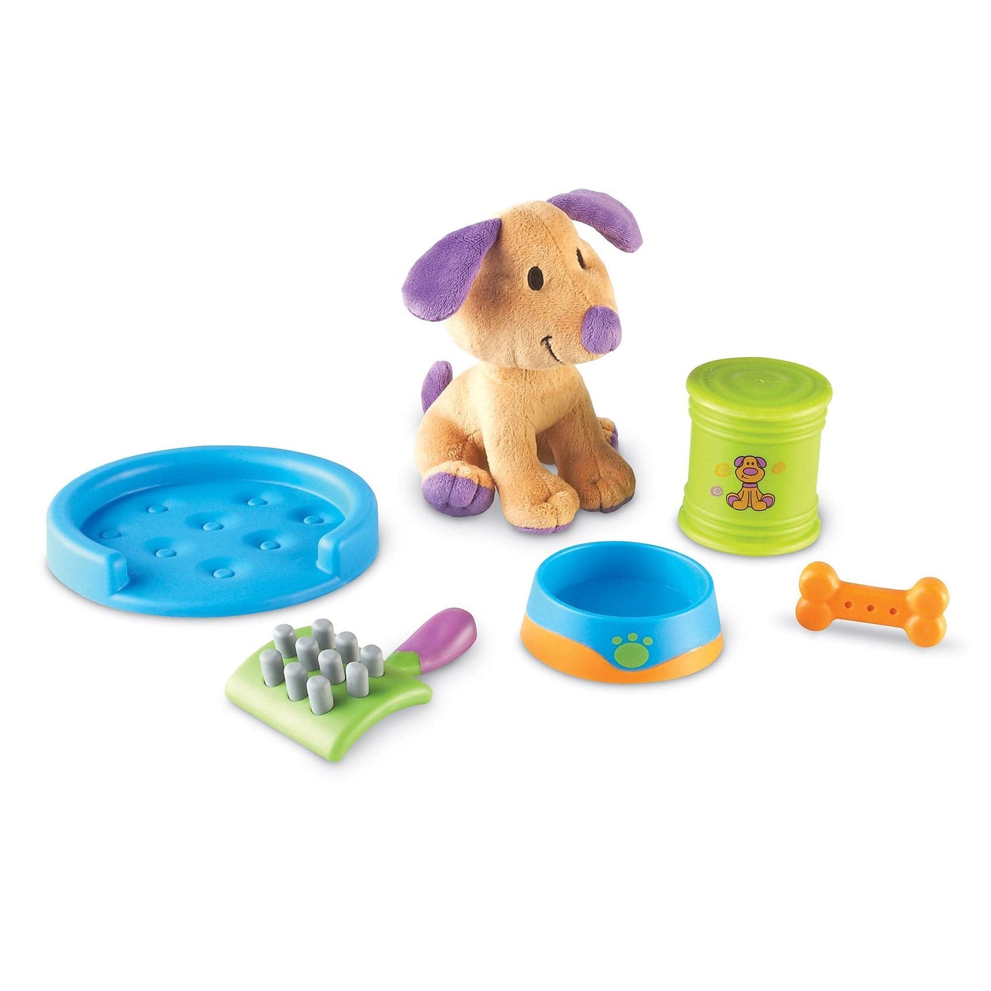 Learning Resources New Sprouts Puppy Care Play Set - 6 Pieces, Ages 2+ Toddler Learning Toys, First Pet, Develops Imaginative Pl