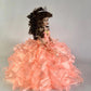 J.Misa 18' Umbrella Porcelain Dolls Quinceañera Rose Pink