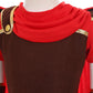 Gorkonpy Knight Costume Kids Boys Roman Soldier Gladiator Costume Halloween Party Dress Up (8-9 Years)